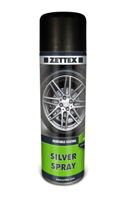 اسپری ضد زنگ خودرویی zettex silver spray، پوششی قابل رنگ آمیزی با سرعت خشک شدن بالاست.