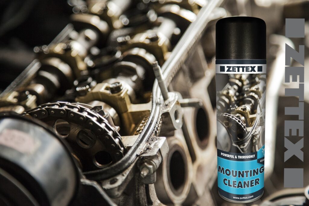 اسپری پاک کننده زتکس Zettex Mounting Cleaner Spray