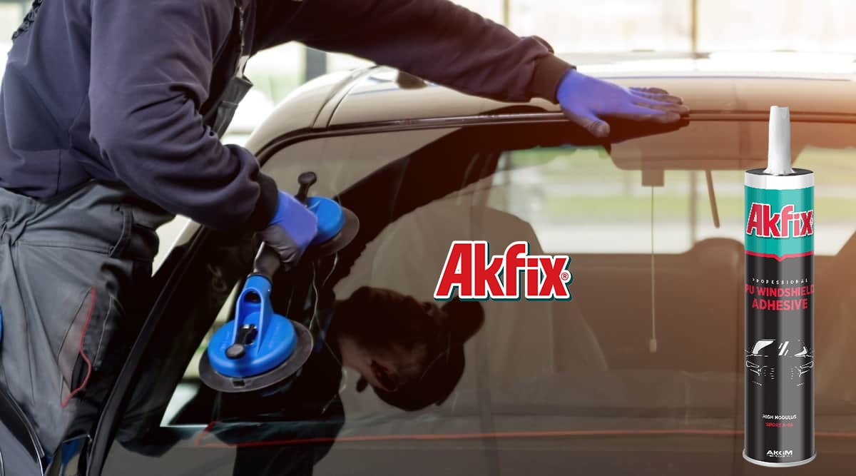 قیمت چسب پلی اورتانی شیشه اتومبیل آکفیکس Akfix PU Windshield