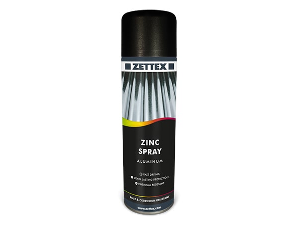 تصویر اسپری محافظتی زتکس Zettex Zinc Spray Aluminium